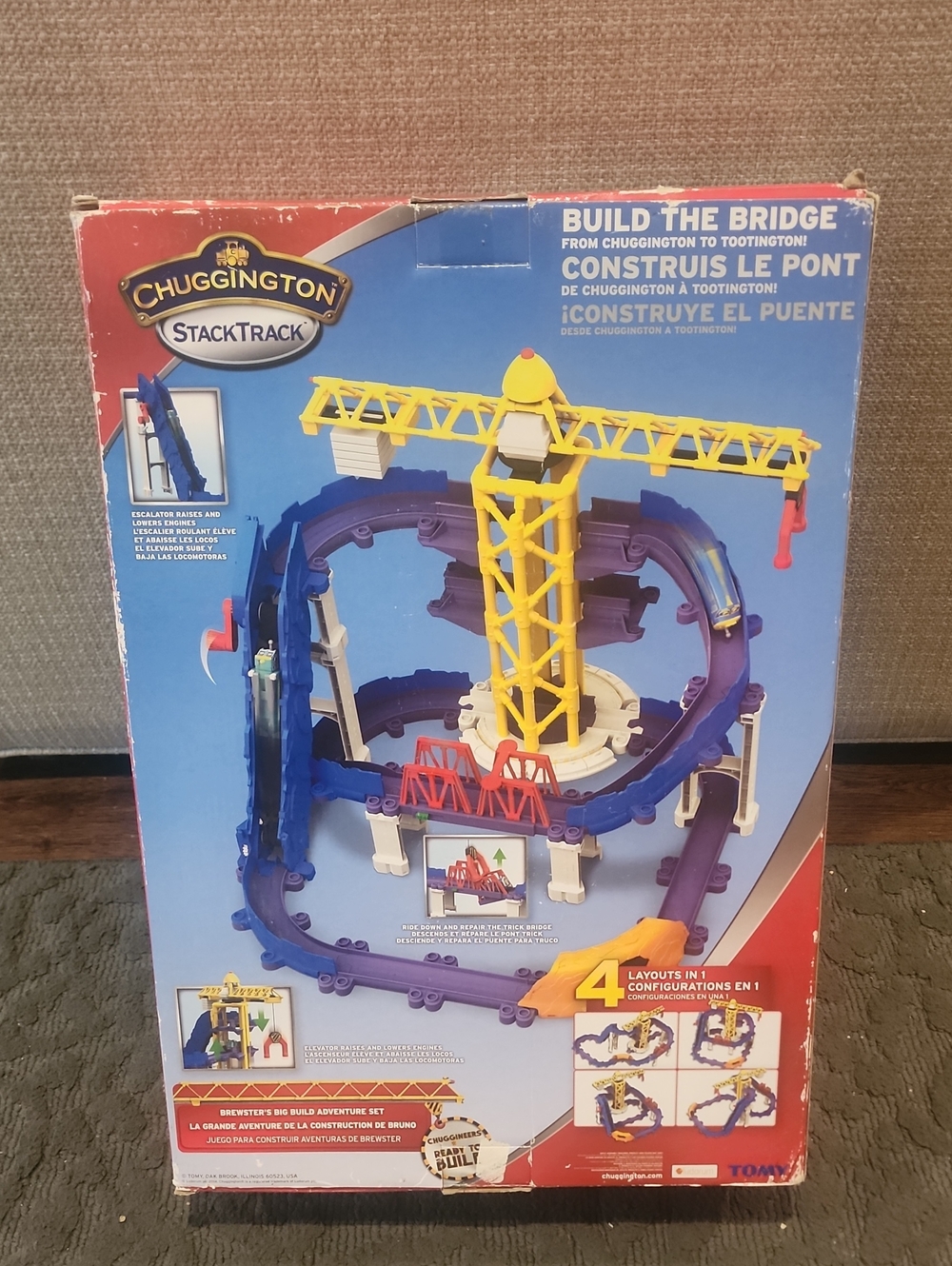 Chuggington StackTrack, Brewsters Big Build Adventure Set- COMPLETE